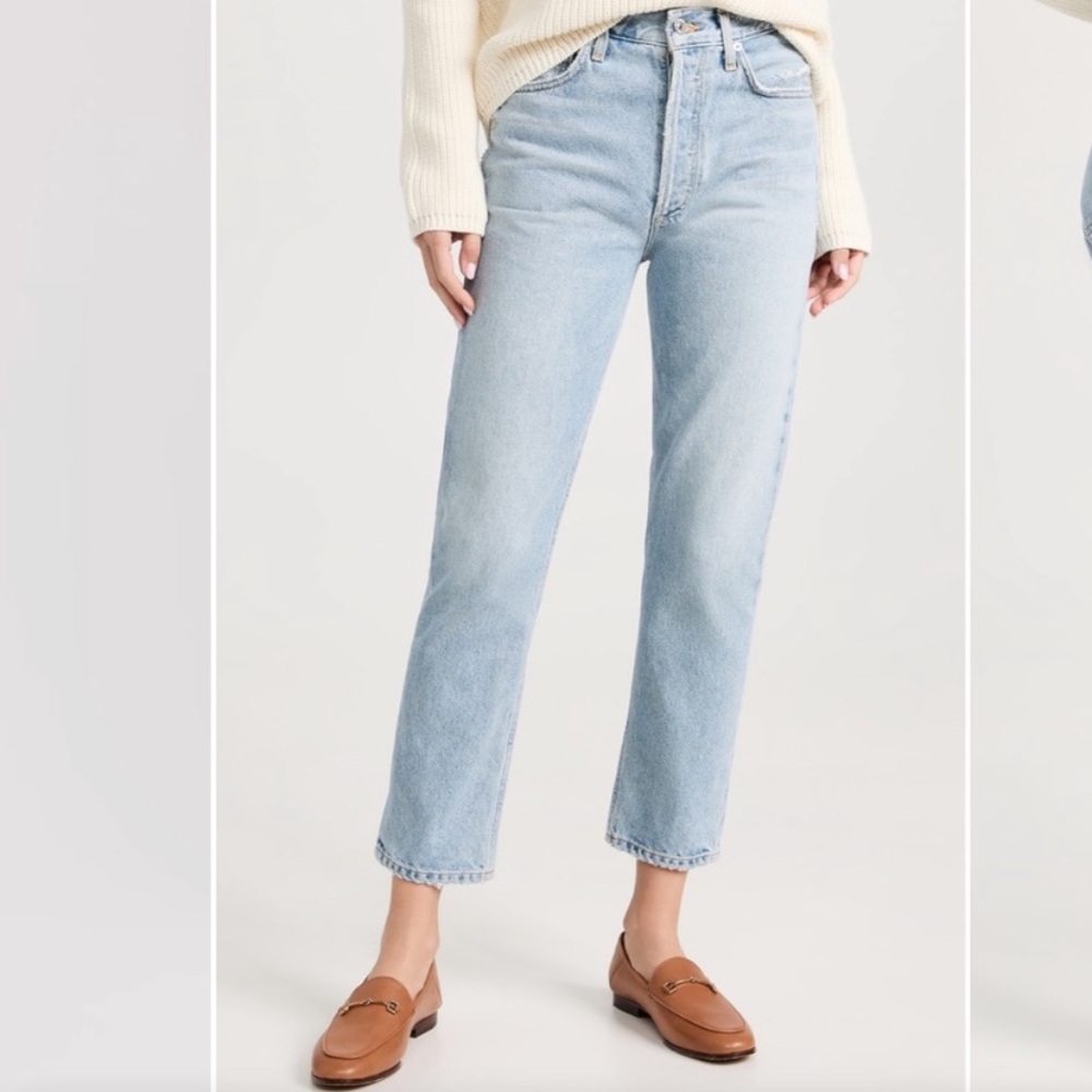 $248 Citizens of Humanity charlotte crop denim jeans 25 - Picture 3 of 12